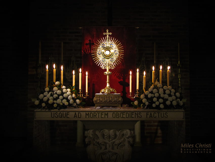 7 Eucharistie, heilige Eucharistie HD-Hintergrundbild