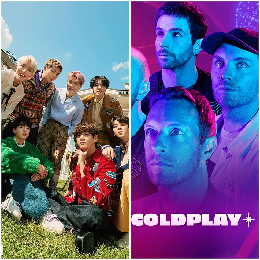 BTS и Coldplay се събират в епично сътрудничество за нов сингъл, озаглавен My Universe, излиза на 24 септември, coldplay x bts my universe HD тапет за телефон