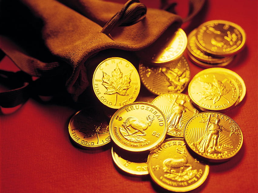 indyjska złota moneta png, indyjskie monety Tapeta HD