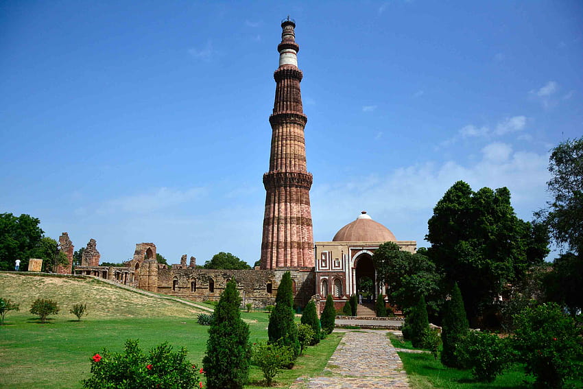 Qutub Minar Nueva Delhi 28428 fondo de pantalla