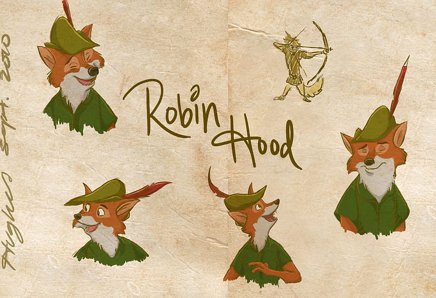 Robin Hood by xSilverwingx, robin hood cartoon HD wallpaper