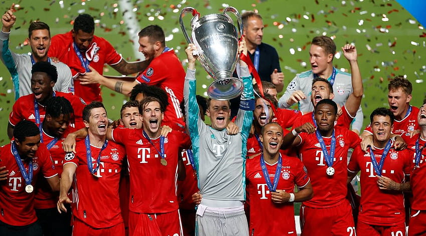 Bayern Munich win sixth UEFA Champions League as Kingsley Coman, fc bayern munich uefa champions league 2020 HD wallpaper