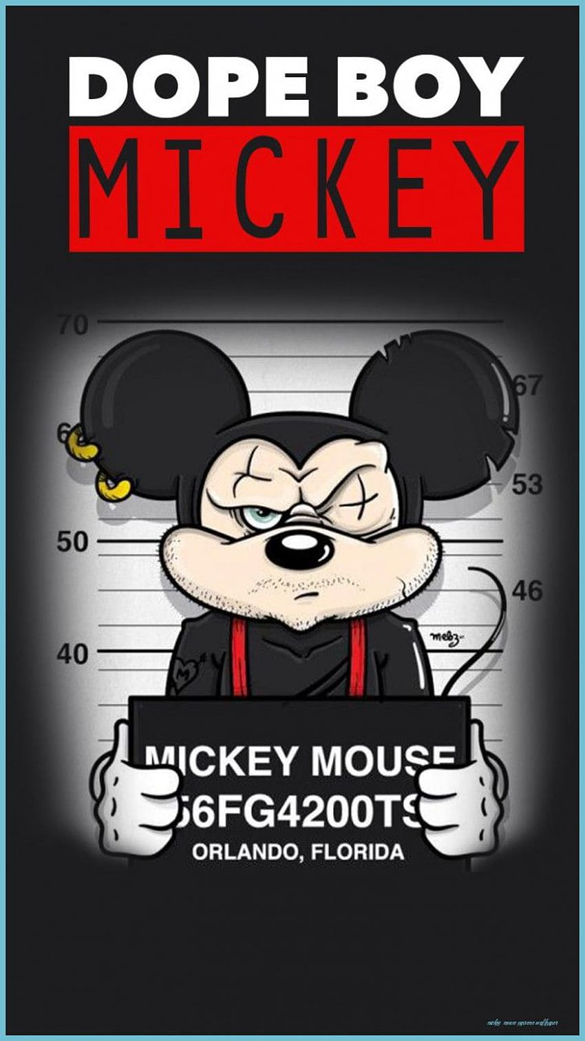 Supreme Mickey Mouse, Mickey-Maus-Tropf HD-Handy-Hintergrundbild
