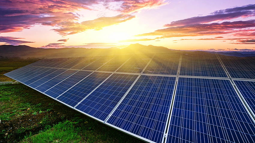 Solarenergie, erneuerbare Energie HD-Hintergrundbild