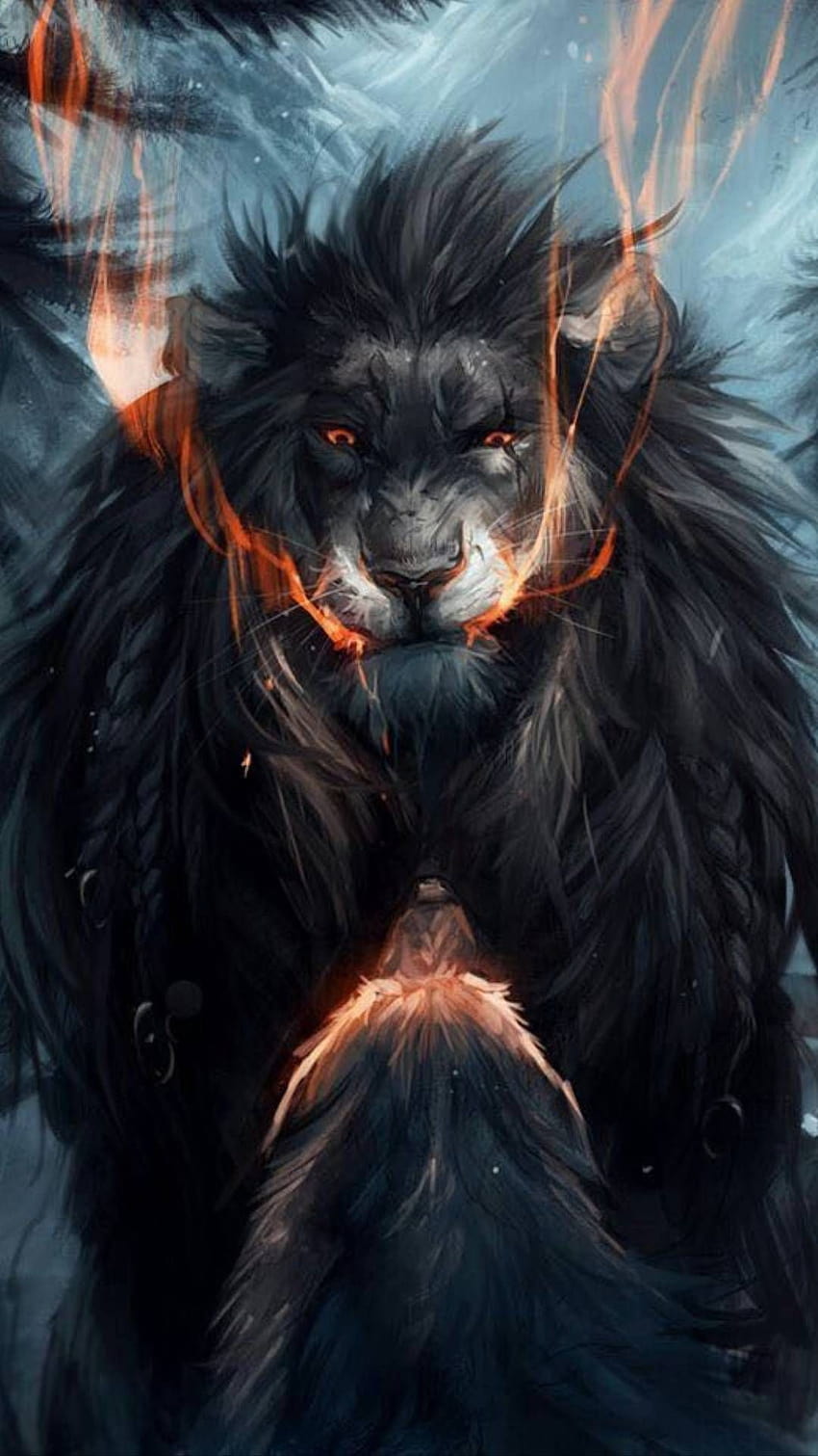 Lion vs Wolf iPhone, mobile mask werewolf HD phone wallpaper | Pxfuel