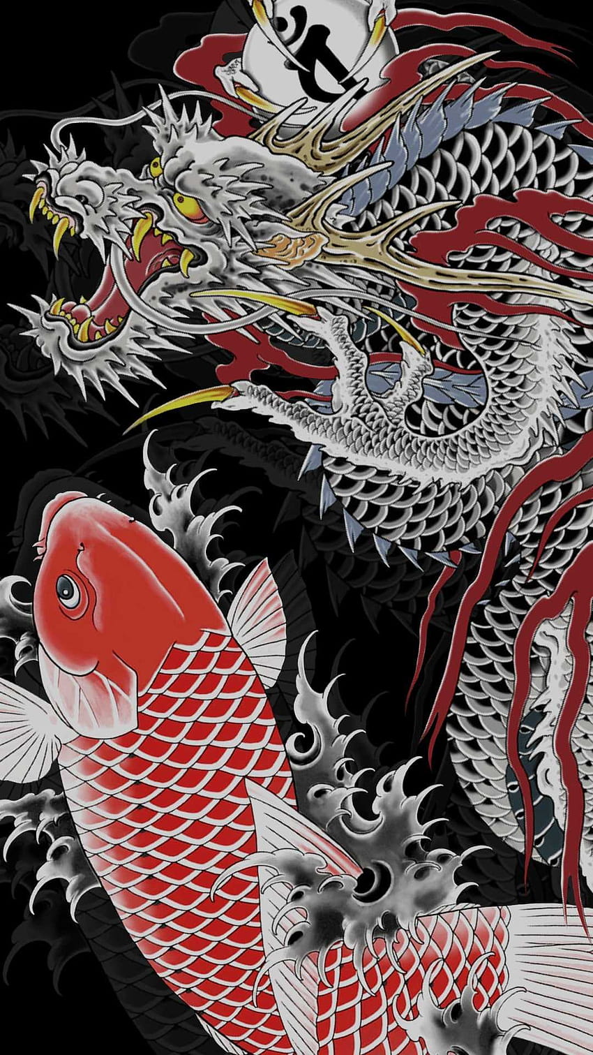 japanese dragon iphone HD phone wallpaper