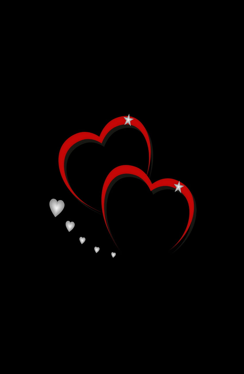 Wallpaper ID 1522473  copy space black background heart shape 2K no  people positive emotion heart red midair celebration love closeup  directly above indoors free download