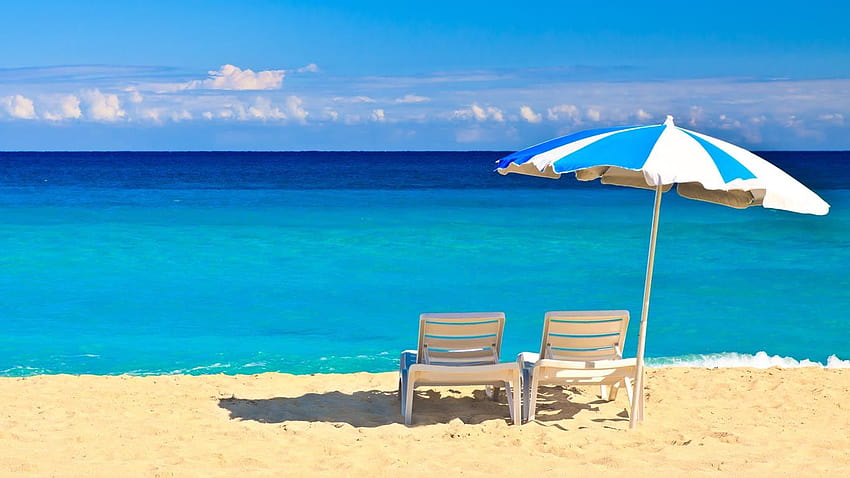 9-те най-добри плажни чадъра за 2020 г., за да ви предпазят от слънцето, плажен чадър с дъга HD тапет
