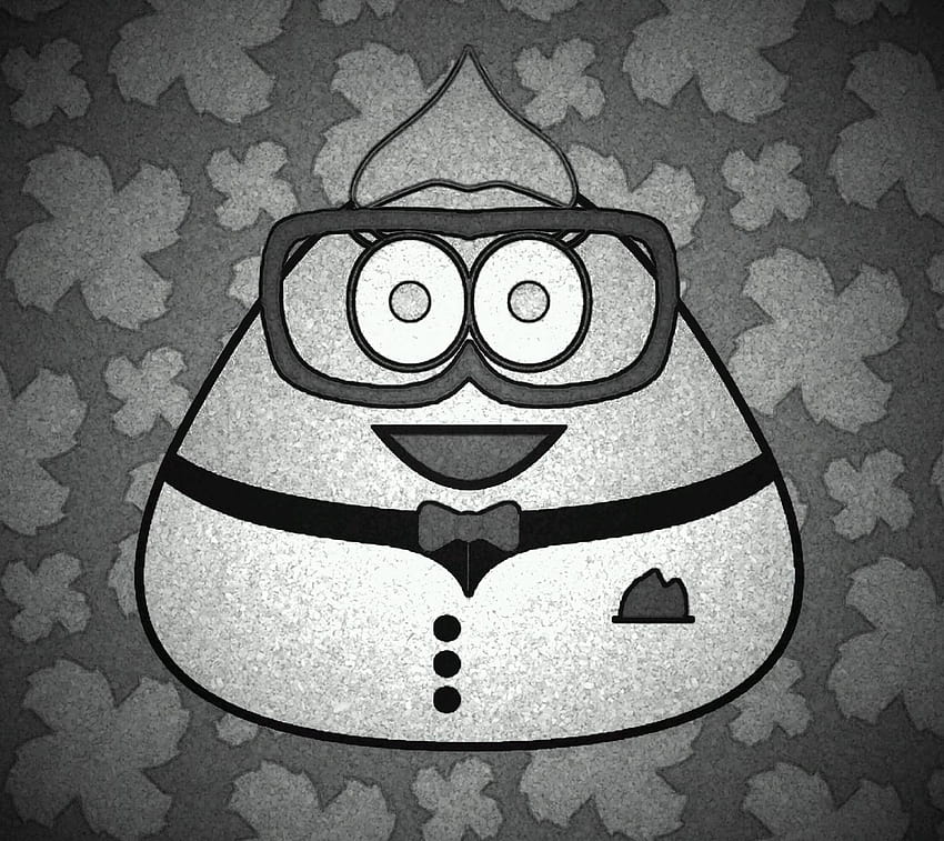 Pou grey by kalishnath HD wallpaper