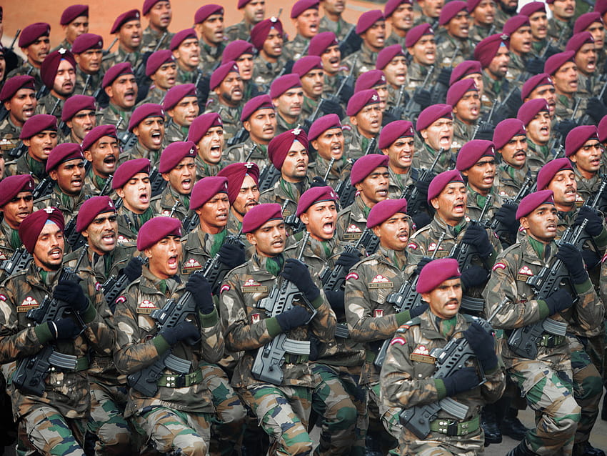 Perché l'esercito indiano sta finendo le munizioni?, reggimento di paracadutisti Sfondo HD