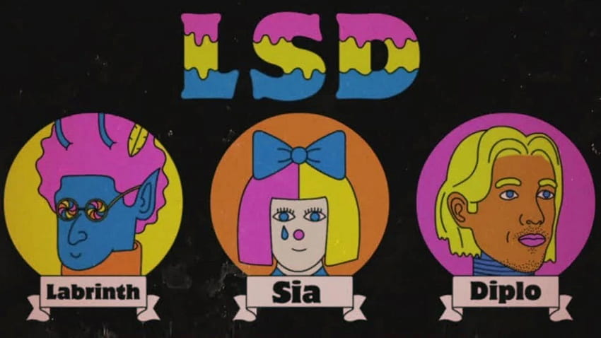 Diplo, Sia and Labrinth's new supergroup LSD just released their, lsd diplo HD wallpaper