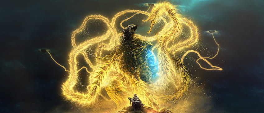 Godzilla: The Planet Eater Review слага край на трилогията – / Филм, Godzilla vs king Ghidorah HD тапет