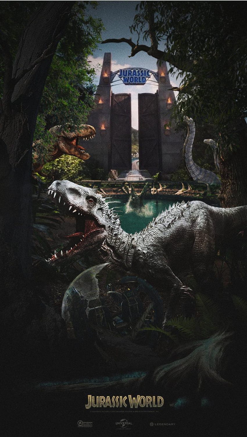 4 Jurassic World, jurassic park iphone HD phone wallpaper | Pxfuel