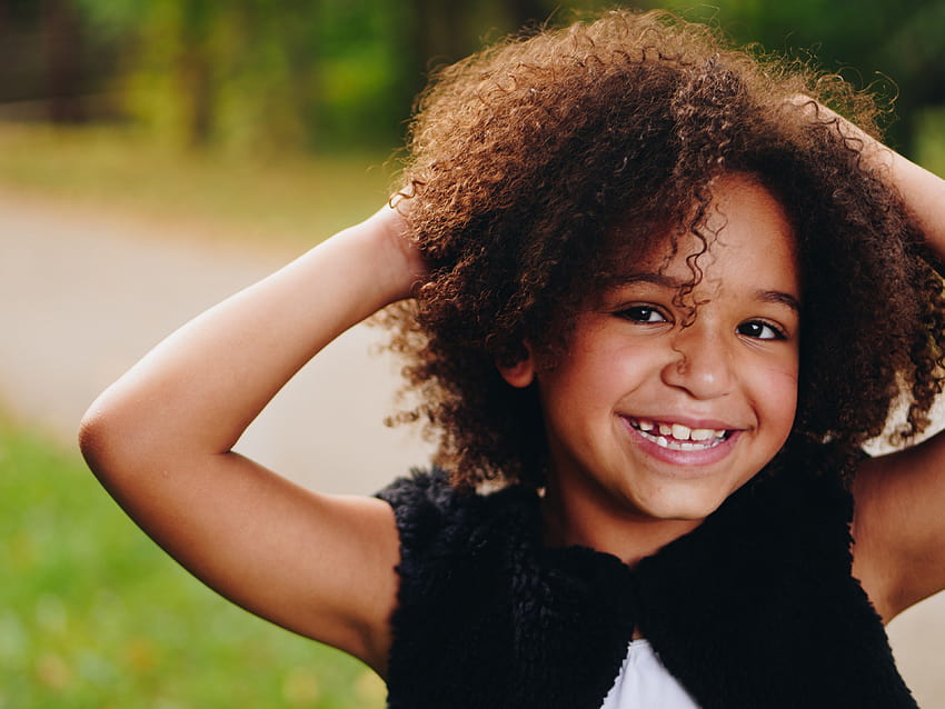 portrait african american curly hair and kid and, african american kids HD wallpaper