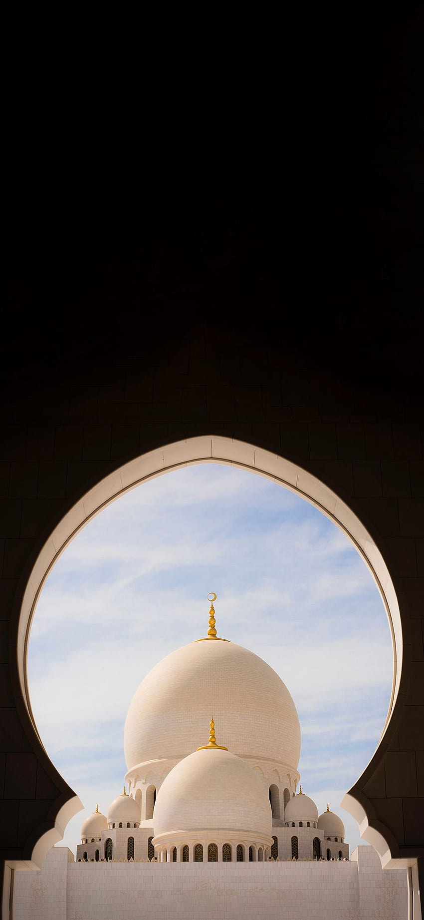 Преглед, ислямска архитектура на джамия iphone HD тапет за телефон