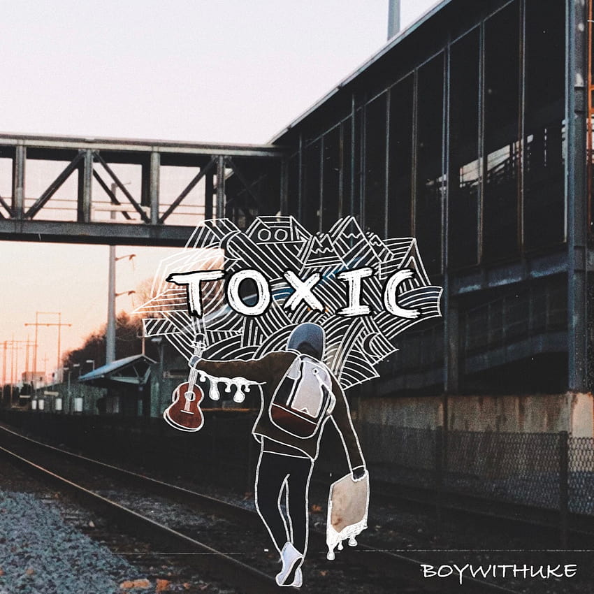 BoyWithUke – Toxic Lyrics Tapeta na telefon HD