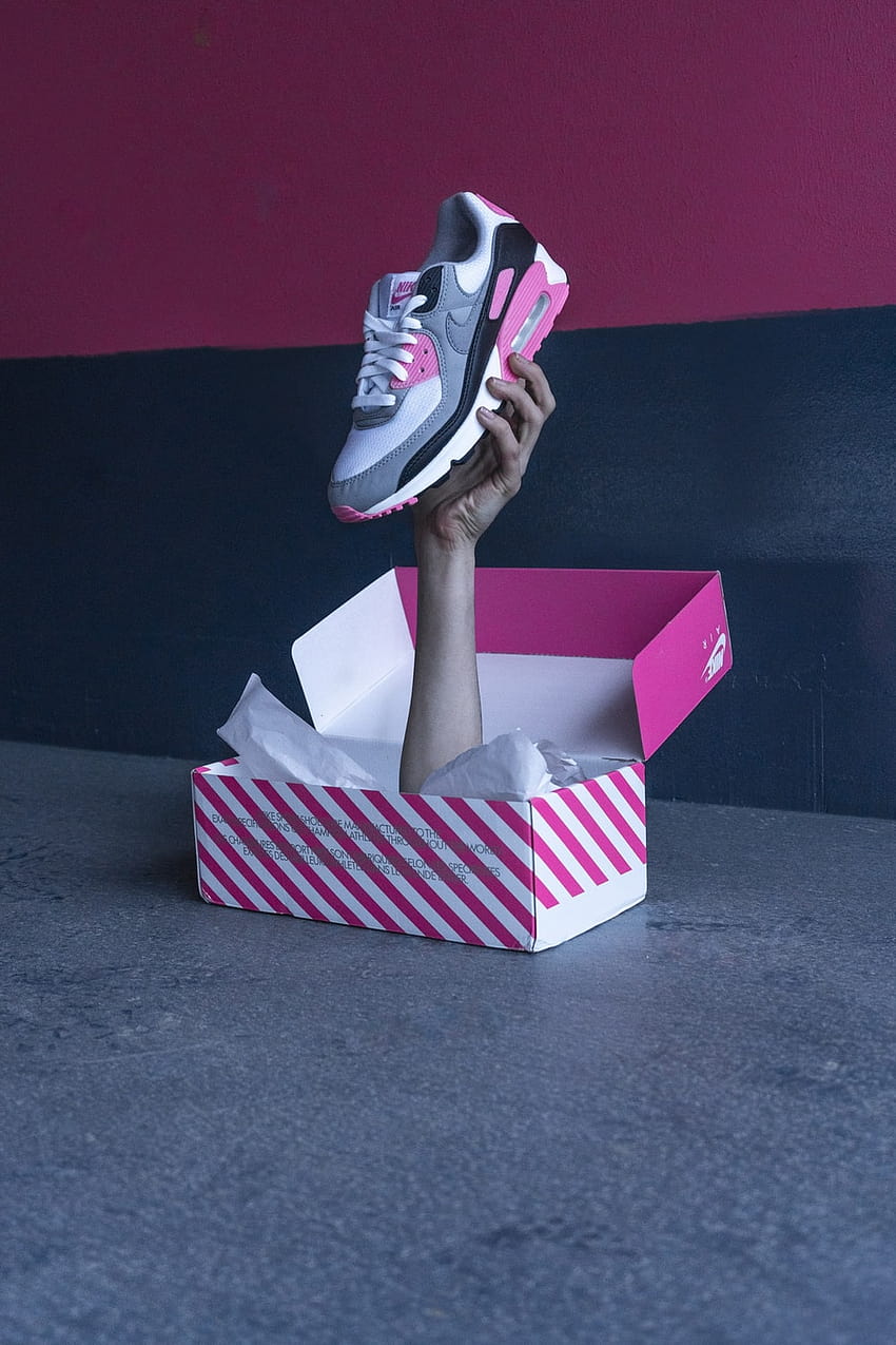 Nike Air Max, caja de zapatos fondo de pantalla del teléfono