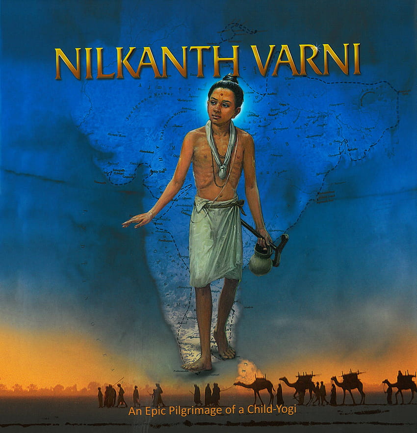 Nilkanth Varni: Епично поклонение на дете HD тапет за телефон