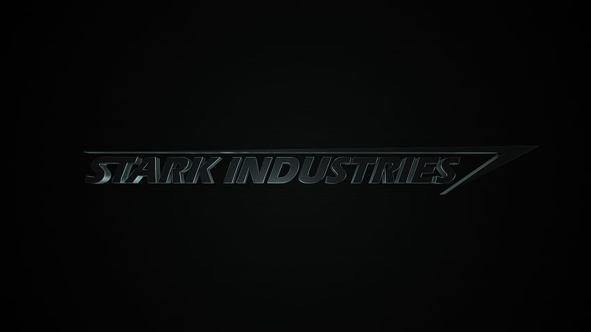 Iron Man Stark Industries publicado por Sarah Simpson, logotipo de Stark Industries fondo de pantalla