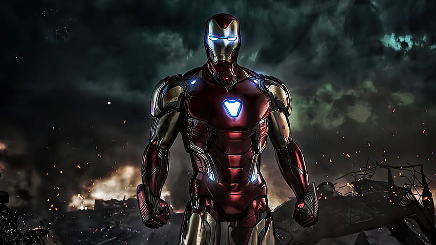 1920x1080 Iron Man Endgame 2020 แล็ปท็อปแบบเต็ม พื้นหลัง และไอรอนแมน 1920x1080 วอลล์เปเปอร์ HD