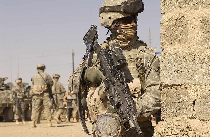 asker, amerikan, ordu, savaş, silah, abd ordusu askerleri HD duvar kağıdı