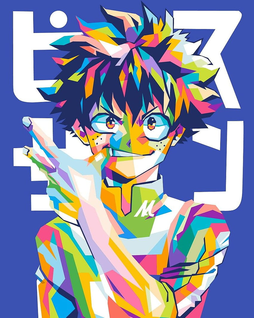 Anime-Pop-Art, Anime-Poster HD-Handy-Hintergrundbild