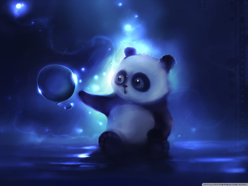 Curious Panda Painting for Ultra [1440x1080] for your , Mobile & Tablet, sad panda HD wallpaper