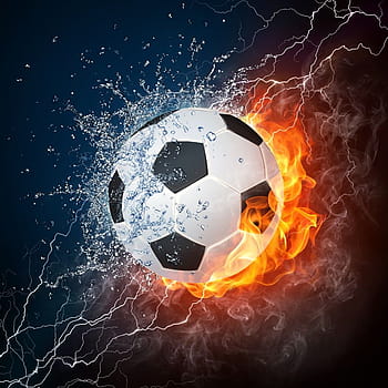 Soccer ball on fire HD wallpapers | Pxfuel