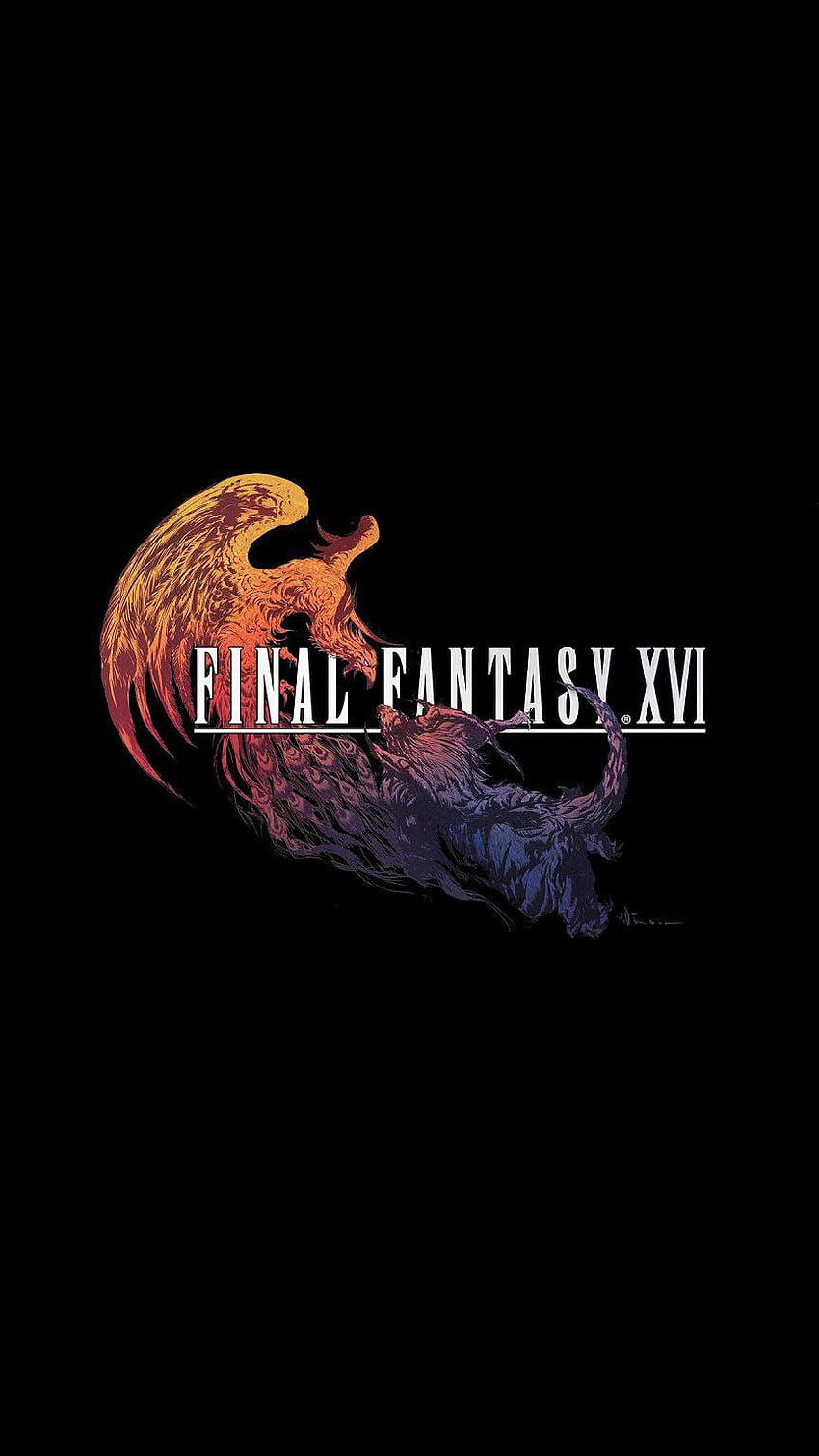 Final Fantasy XVI, iphone final fantasy HD тапет за телефон
