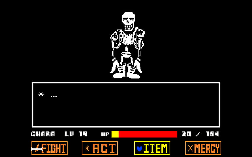 I compeleted Disbelief Papyrus : Undertale HD wallpaper