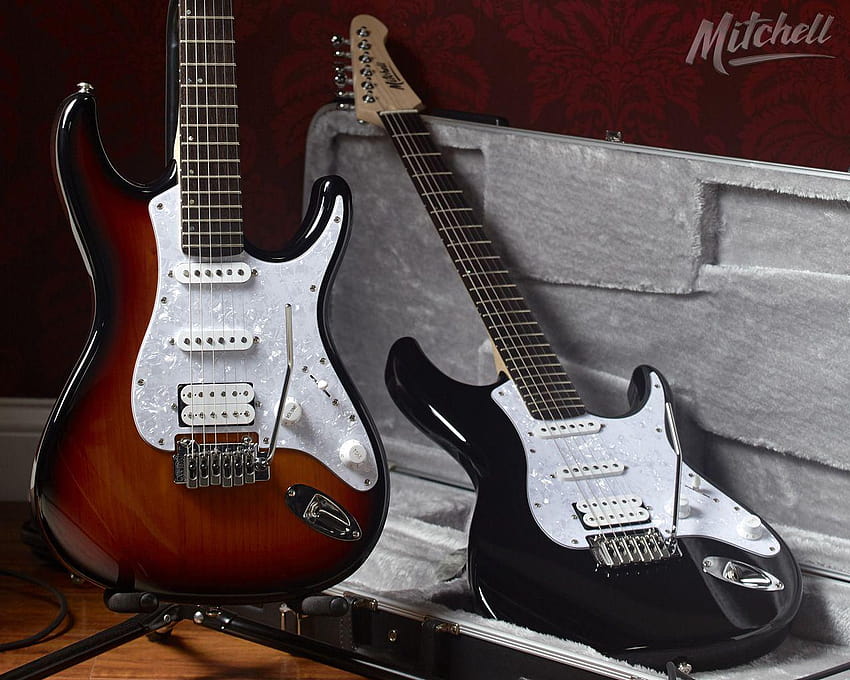 Mitchell Guitars, 5 string bass guitar HD wallpaper