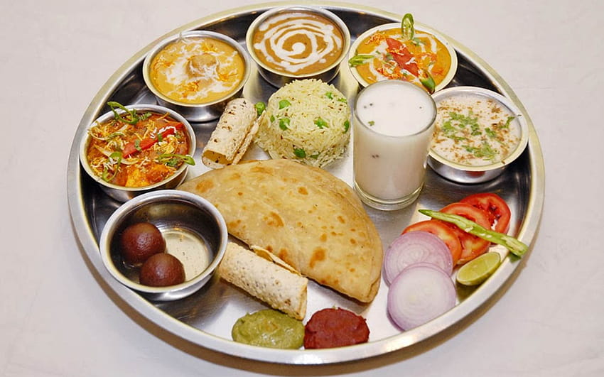 Desktop   Punjabi Thali Indian Food Thali 
