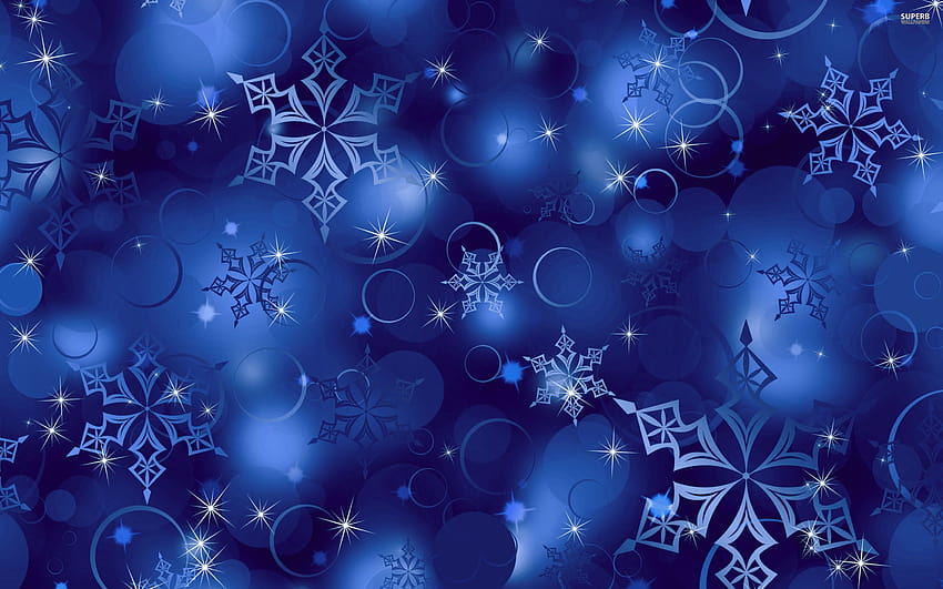 Carta da regalo Possiamo indovinare quale confezione regalo, Natale viola e blu Sfondo HD