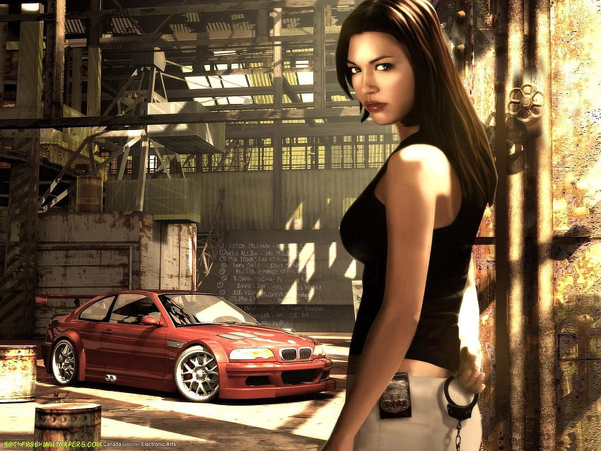 need for speed most wanted girl HD wallpaper