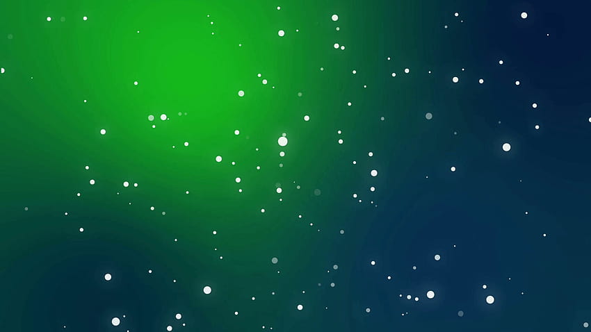 Night sky full of stars animation made of sparkly light dot, gradient green background HD wallpaper
