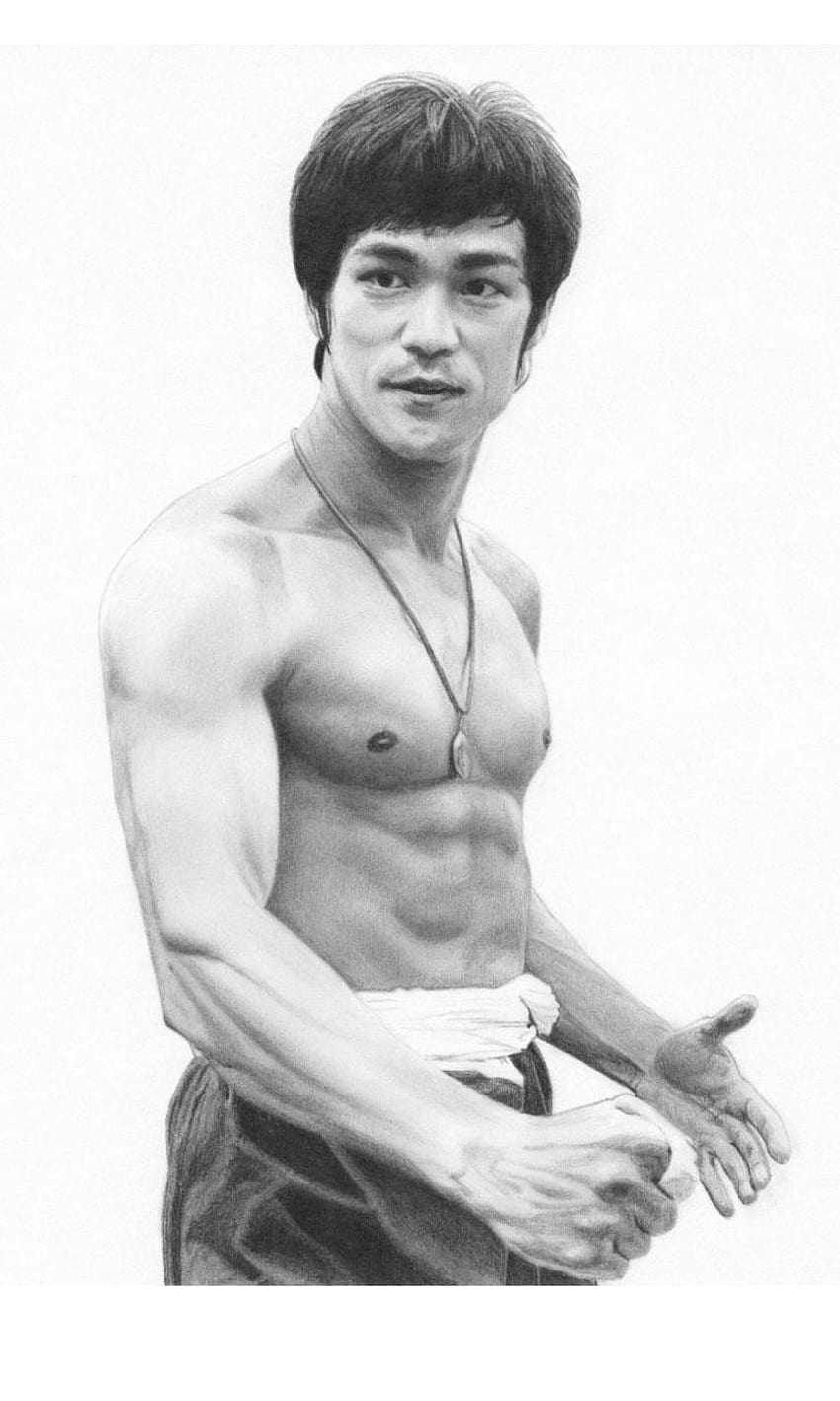 Bruce Lee na Androida, ciało Bruce'a Lee Tapeta na telefon HD