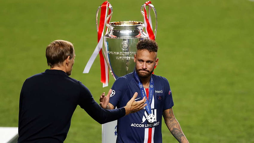 Finale UCL: Neymar et Mbappe ratent le trophée de la Ligue des champions mais parlent de Messi Fond d'écran HD