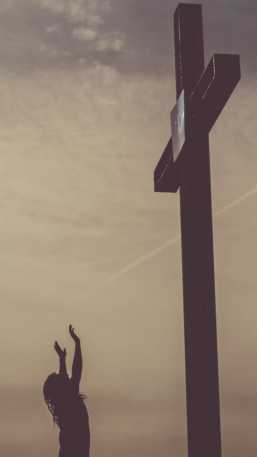 800x1420 십자가, 기도, 믿음, 예수, 시차 배경을 위한 신 아이폰 se/5s/5c/5, 신 예수 아이폰 HD 전화 배경 화면