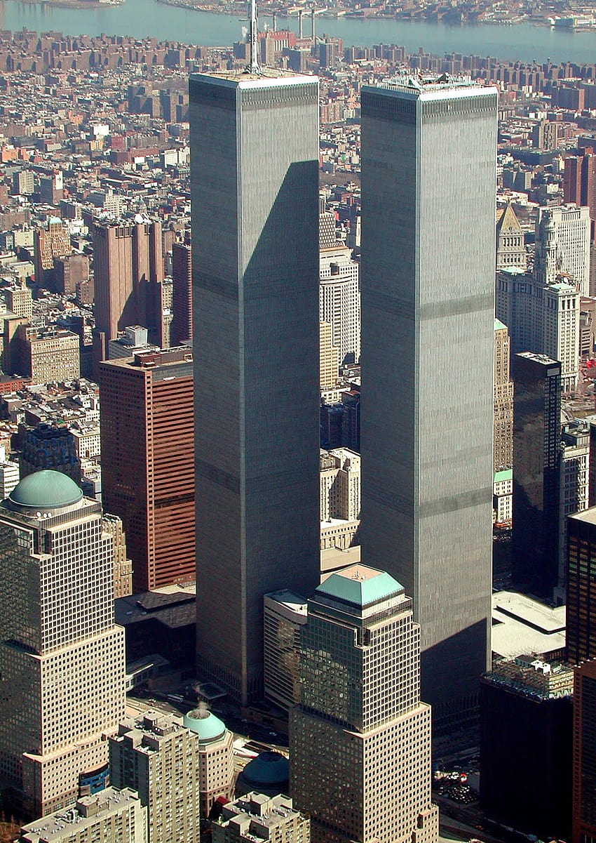 Vacaciones: World Trade Center, teléfono de las torres gemelas fondo de pantalla del teléfono