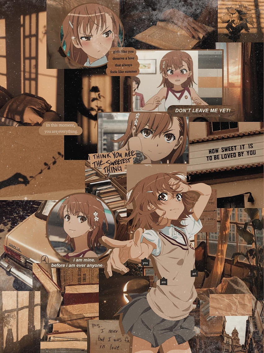 Anime girl, moe, brown hair, cute, school uniform, long hair, corazones,  Anime, HD phone wallpaper | Peakpx