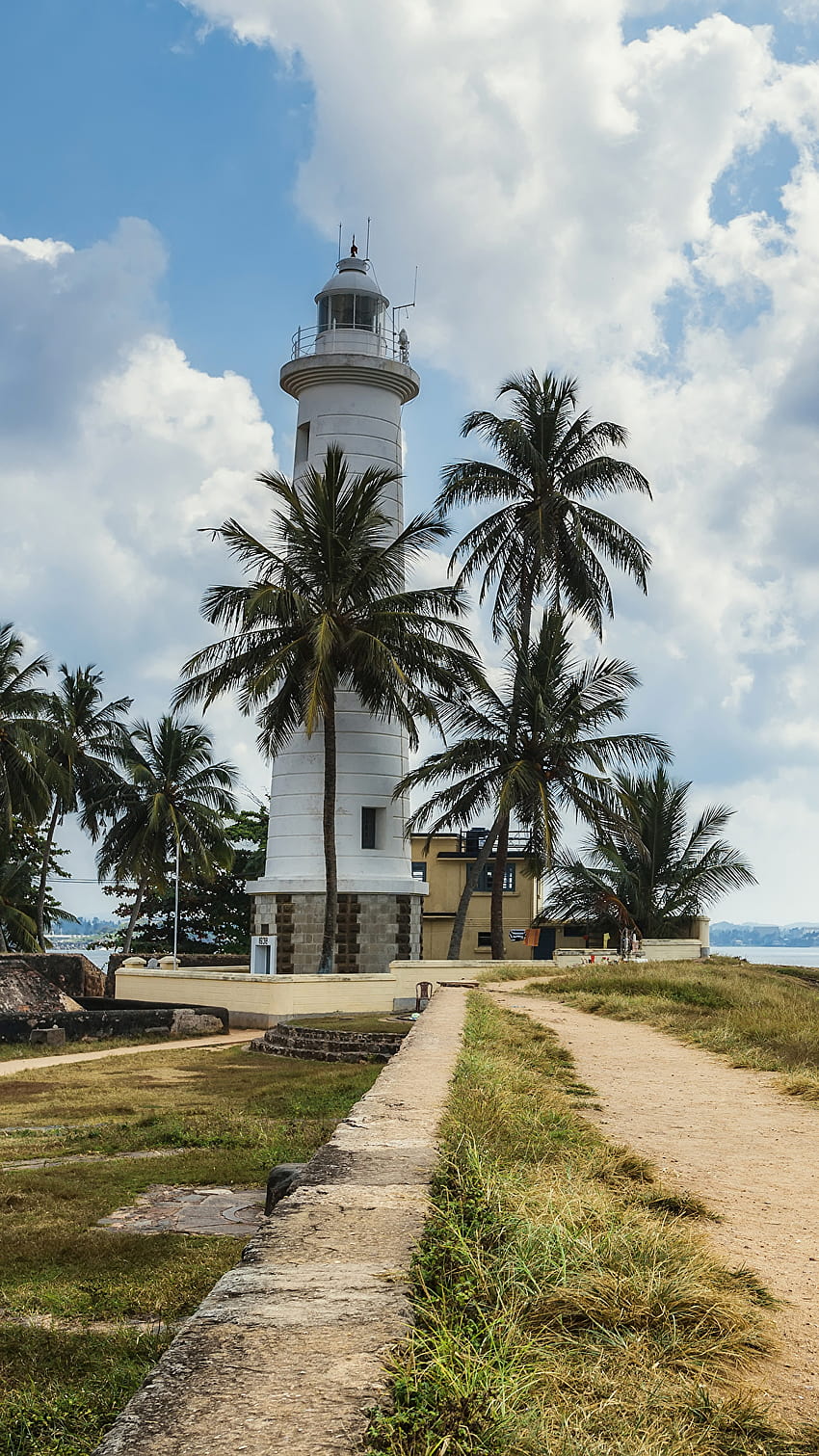 Sri Lanka Galle Nature Lighthouses Palms Tropics, sri lanka mobile HD phone wallpaper