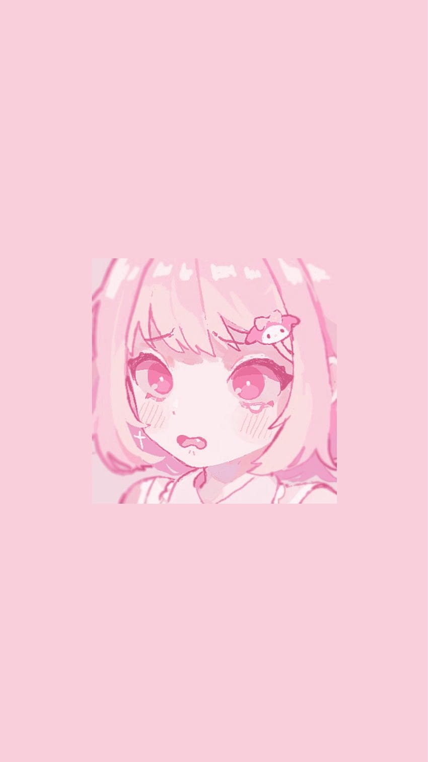 Stop Trying to be Happy all the time  Pink drawing Pink wallpaper anime  Anime