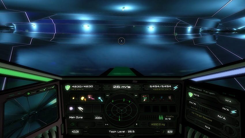 NeonXSZ, inside spaceship HD wallpaper