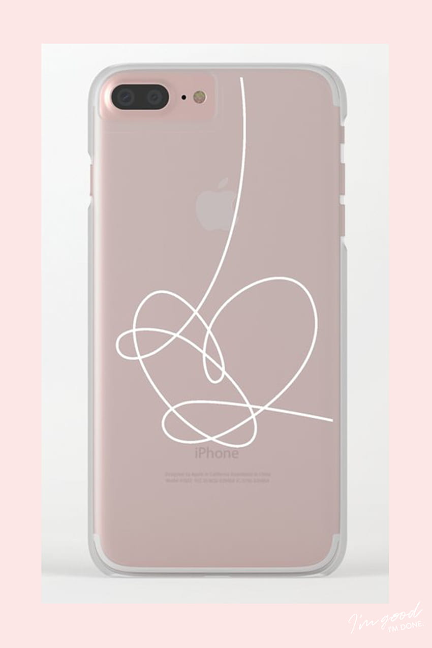 BTS Love Yourself Answer Heart CLEAR phone case iPhone snap white Bangtan kpop HD phone wallpaper