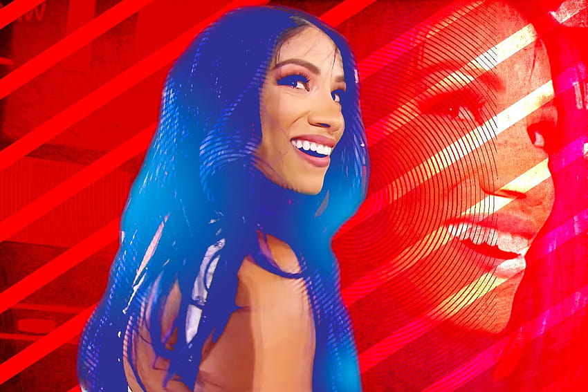 Sasha Banks's Blue Hair Heel Turn was the Coolest Thing to Happen on WWE in Months, sasha banks blue hair HD wallpaper