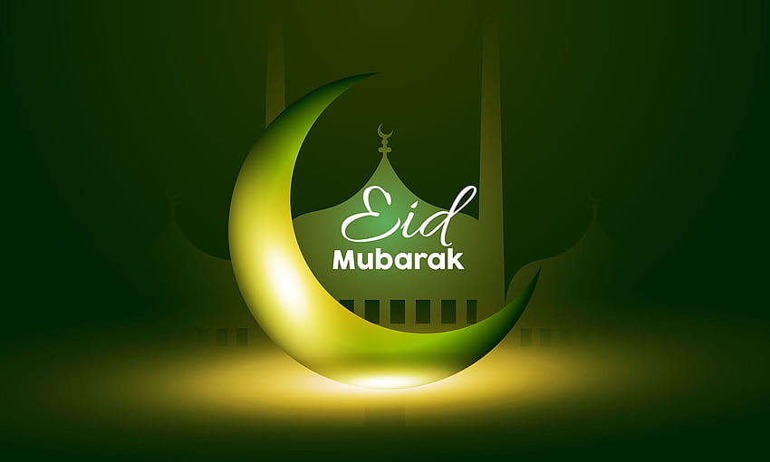 Eid Mubarak: Wünsche, Zitate und WhatsApp-Status für Eid, Eid Mubarak 2022 HD-Hintergrundbild