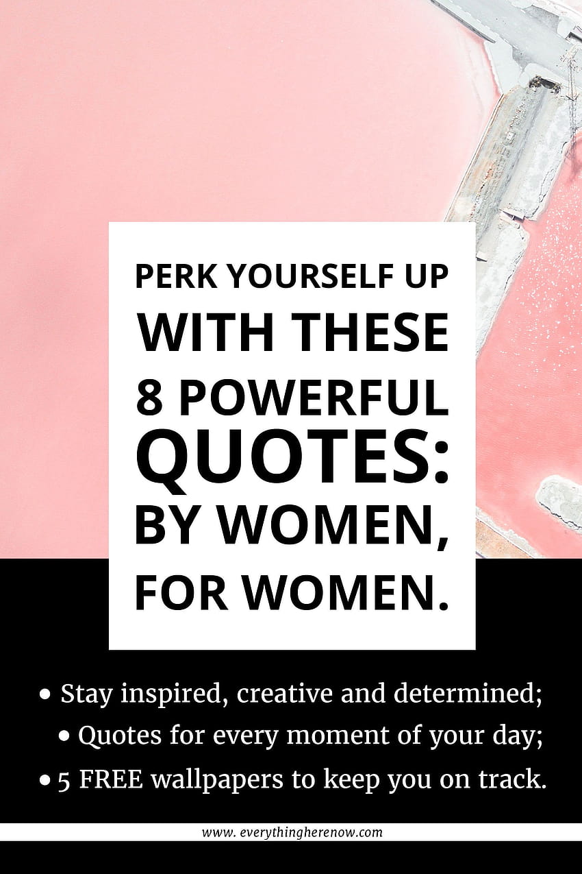 Determined Woman Quotes Wallpaper