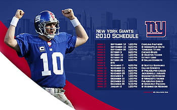2019 New York Giants schedule: Downloadable wallpaper