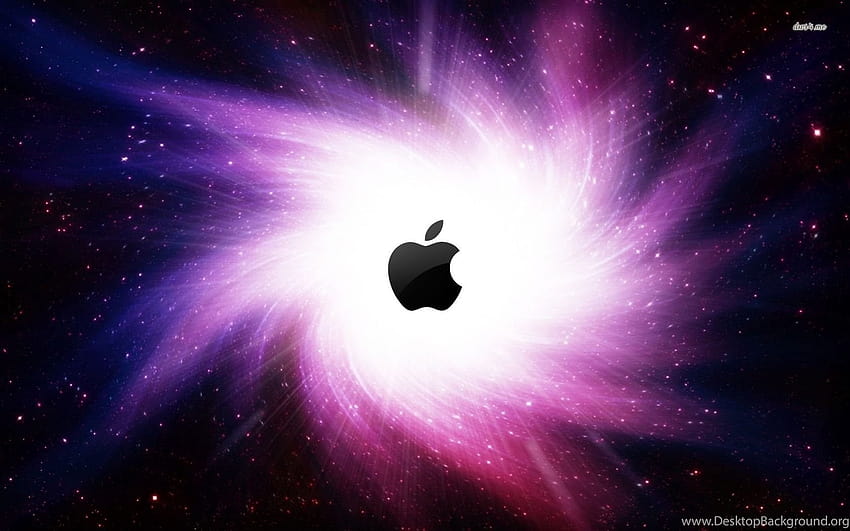 apple background galaxy