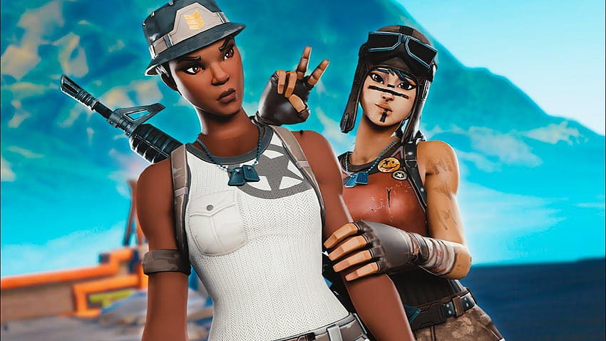 I went into DUO FILL with RECON EXPERT and met this GIRL with, recon expert and renegade raider HD wallpaper